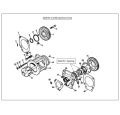 AMK767 5x2 gearbox PTO